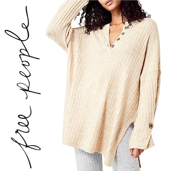 around the clock tunic sweater free people